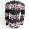 DOLCE&GABBANA ITALY. Black Rayon Floral Top