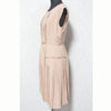 ANAYI JAPAN. Pink, Beige Sleeveless Dress