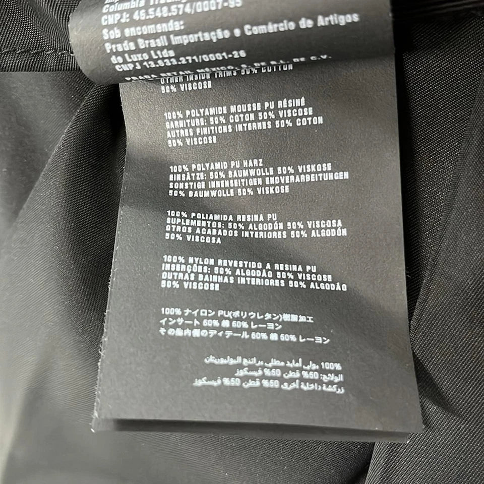 PRADA  ITALY. Black Knee Length Skirt