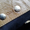 Chloe Paris. Vintage Phoebe Philo Intentional Distressing Leather Quilted Design Shoulderbag