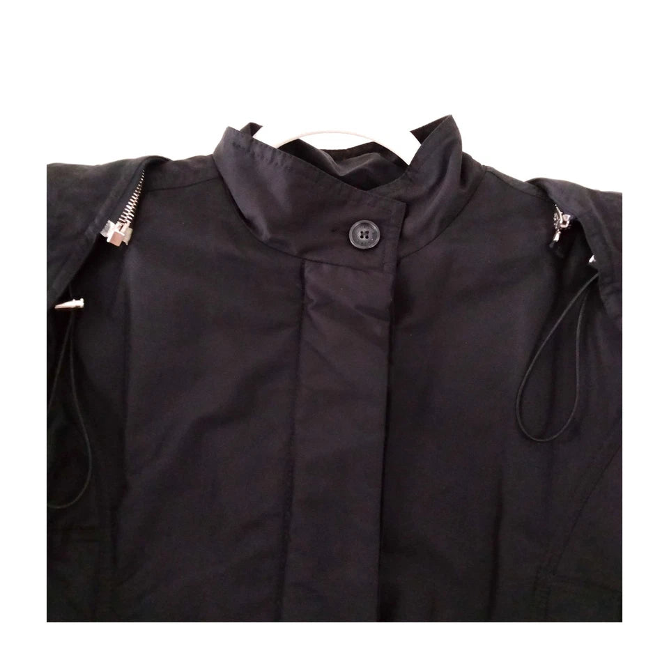 DOLCE&GABBANA D&G ITALY. Black Cotton/Nylon Coat