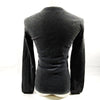 DOLCE&GABBANA ITALY. Gray Nylon, Rayon Blend Button Top