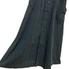 Yohji Yamamoto Y'S JAPAN.  Vintage Black Sleeveless Shirt Dress