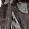Loewe Madrid. Black Lambskin Leather Sleeveless Top