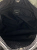 Michiamo Japan. Vintage Black Leather Flap Messenger Style Long Strap Shoulder Bag