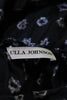 Ulla Johnson Black Cotton Floral Print Sleeveless Sun Dress