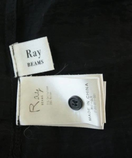 RAY BEAMS JAPAN. Black Semi-Sheer Casual Shirt