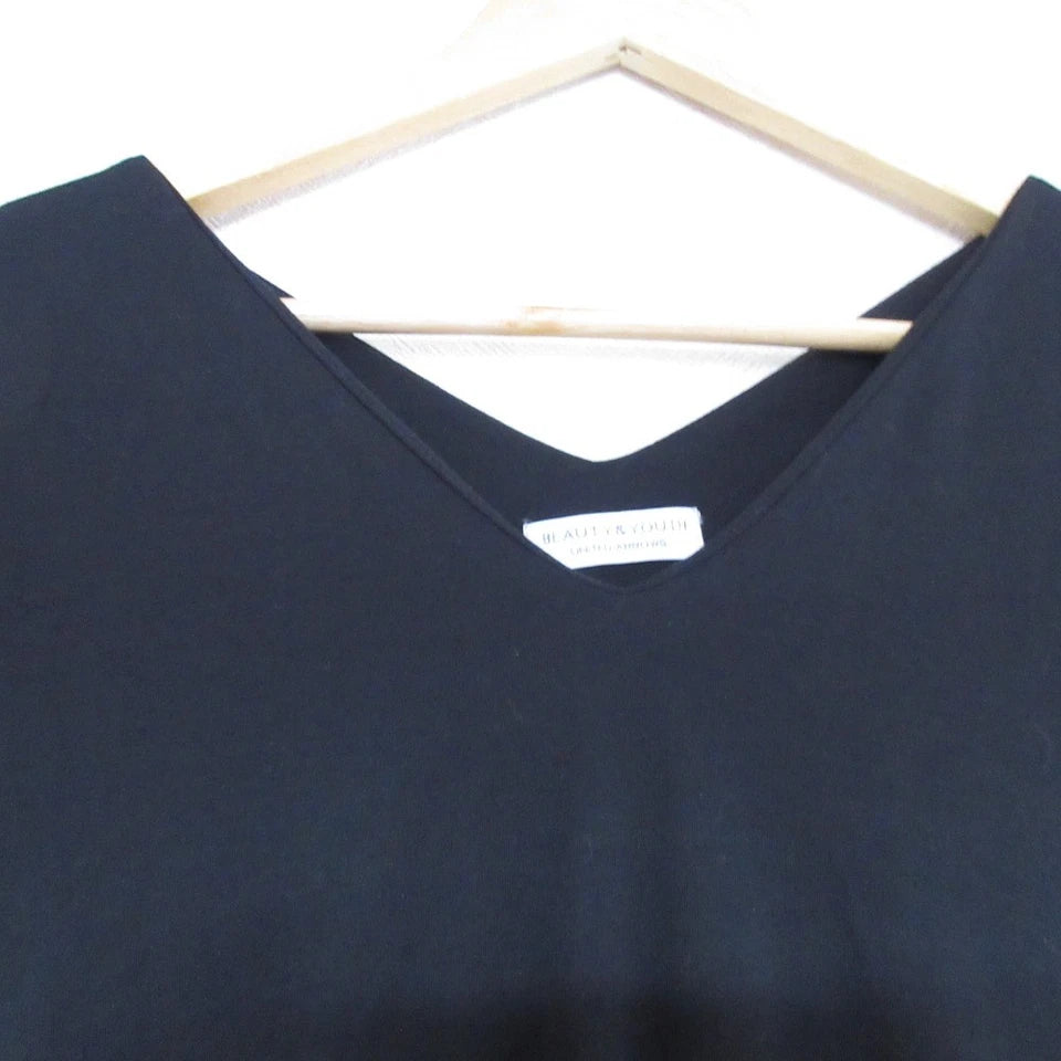 BEAUTY&YOUTH UNITED ARROWS JAPAN. Black Belted Maxi Dress