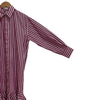 emmi Japan. 22AW Collection Bordeaux Flared Shirt Dress