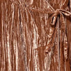 LIVIANA CONTI Italy. Velvet Long Cache-Coeur Gathered Dress