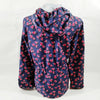 Gucci Italy. Vintage Blue/Red PolyTech Jacket w/Hood