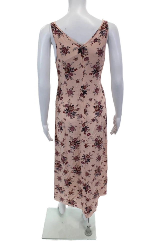 Liberty Of London R13 Floral V-Neck Sleeveless Midi Slip Dress