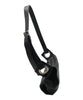 KAWA KAWA JAPAN. Black Hatome Leather Shoulder Bag