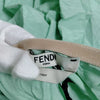 FENDI ITALY. Vintage Cotton Blend Light Green Dress
