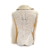 DOLCE&GABBANA ITALY. Vintage  Rayon Cotton Cream Lace with Big Silver Buttons Top/Coat