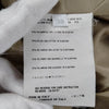 PRADA ITALY. Light Brown Nylon, Cotton, Polyurethane Long Coat