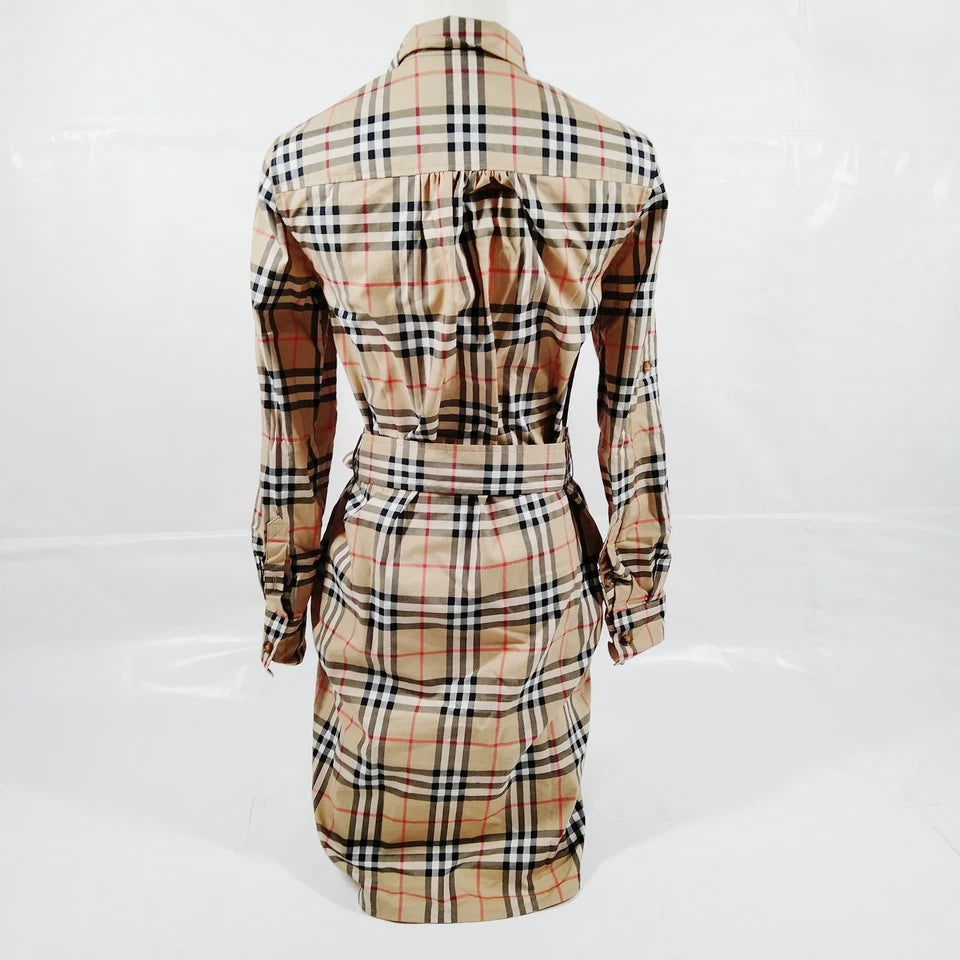 Burberry UK. Vintage Cotton, Polytech, Elastane Dress