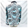 Prada Italy. Vintage Silk Abstract Print Blouse