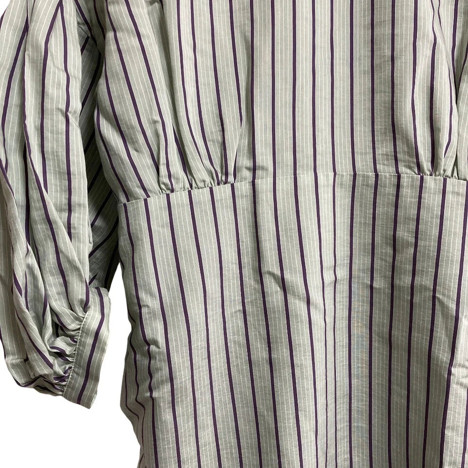 EMMEL REFINES UNITED ARROWS JAPAN. Cotton Blend Striped Dress