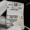 DOLCE & GABBANA ITALY. Black Wool, Nylon, Polyurethane Velour Jacket