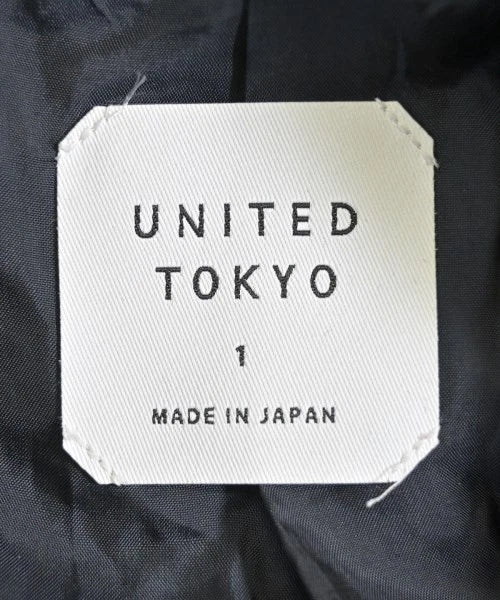 UNITED TOKYO JAPAN. Navy Wool Blend Overcoat