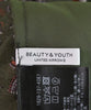 BEAUTY&YOUTH UNITED ARROWS Japan. Black Semi Sheer, Under Camisole, Shirt Dress