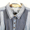 Burberry Brit UK. Cotton Belted Denim Sleeveless Dress