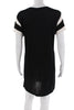 Rag & Bone NY. Black Knit Striped Short Sleeve Tee Shirt Dress
