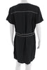 Rag & Bone NY. Black V-Neck Short Sleeve 100% Viscose Wrap Dress