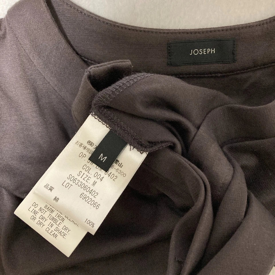 JOSEPH LONDON. Charcoal Keyhole French Sleeve Dress