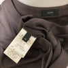 JOSEPH LONDON. Charcoal Keyhole French Sleeve Dress