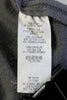 Helmut Lang. Gray Cotton Darted V-Neck Zipped Midi Sheath Dress