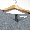 UNTITLED JAPAN. Gray Long Sleeve Knee-Length Ruffled Dress