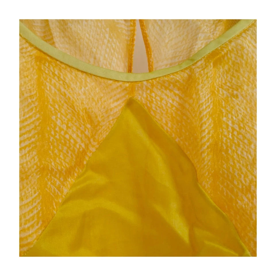 Fendi Italy. Vintage Silk Polyester w/Scarf/Sash Dress