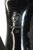 Chanel PARIS. Black/Silver Sequins Embellished Platform Heels Pumps Size 38FR