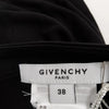 Givenchy Paris. Black Rayon Gathered, Ruched, Skirt, w/Zipper AccentS