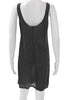 Rag & Bone NY. Gray Mini Striped Viscose Tank Dress