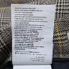 MIU MIU ITALY. Vintage Pristine Cream Glenn Plaid Pattern Dark Brown Skirt