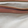 Chloe Paris. Burnt Sienna Color Leather Rare Zipper Shoulder Bag / Tote Bag