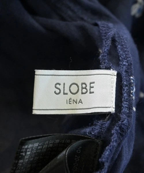 SLOBE IENA JAPAN. Navy (Flower Pattern) Semi Sheer Dress