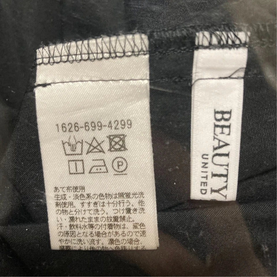 BEAUTY&YOUTH United Arrows Japan. Black Back Ribbon Cami Maxi Dress
