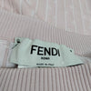 Fendi Italy. Vintage Pink Rayon Knit Long Skirt