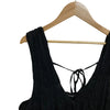 Kastane Japan. Black Vintage Sleeveless Gathered Dress