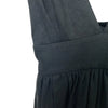 Nagonstans JAPAN. Black Silk Cotton Jumper Skirt Dress