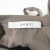 ANAYI JAPAN. 21AW COLLECTION Sleeveless Crew Neck Belted Long Dress