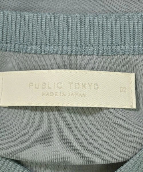 PUBLIC TOKYO JAPAN. Vintage Cut/Sewn Gray/Green Dress