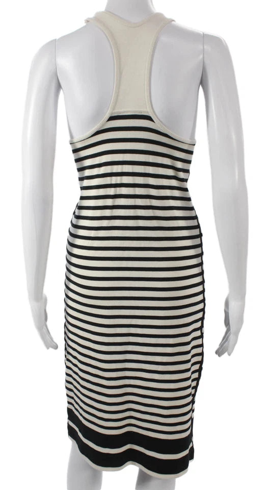Rag & Bone NY. Cotton Black/White Striped Tank Dress