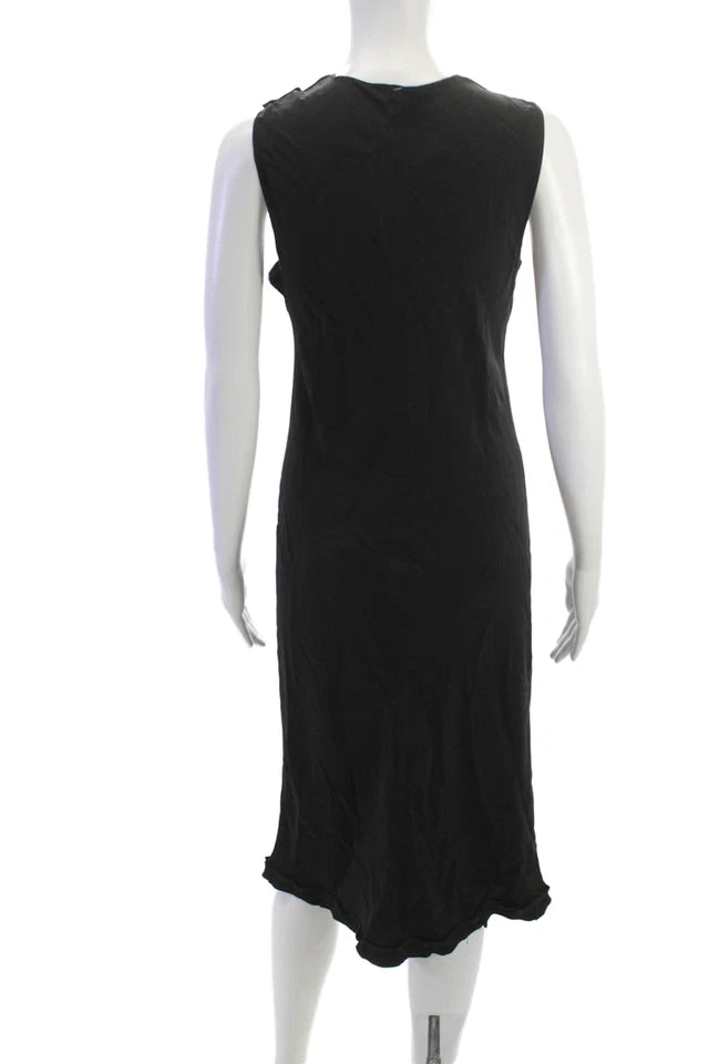 CHLOE PARIS. See by Chloe. Black Poly Blend Sheath Dress