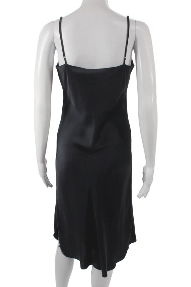 Nili Lotan NY. V-Neck Solid Cami Dress