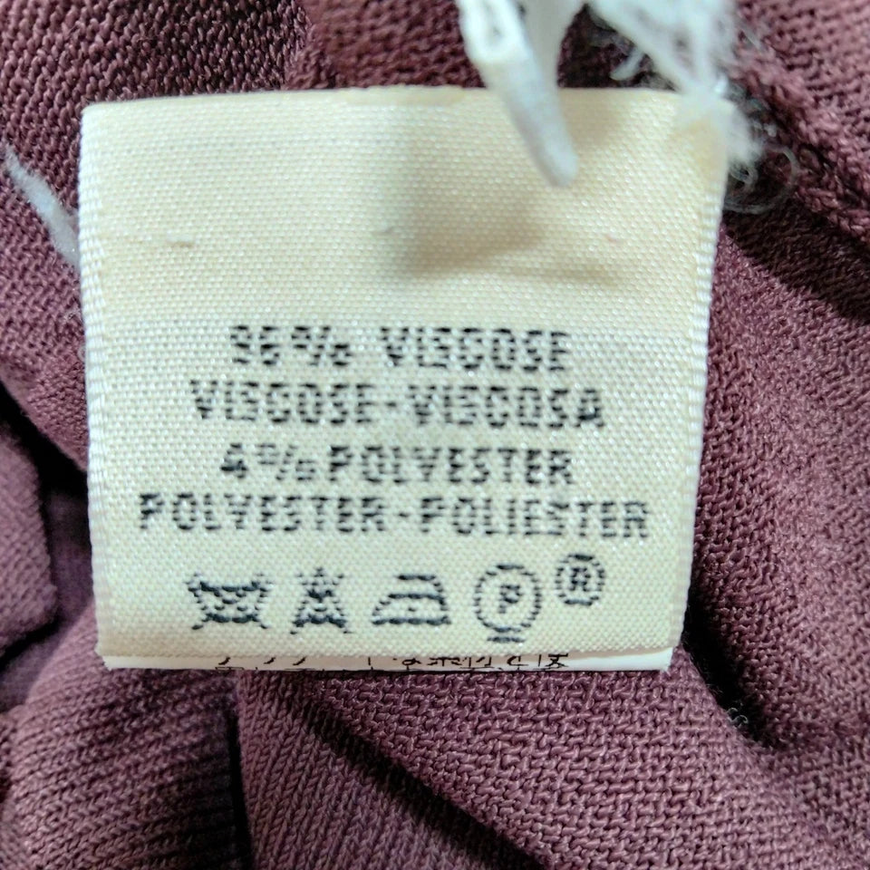 Hermes Paris. Vintage Sleeveless Viscose Mock Neck Top